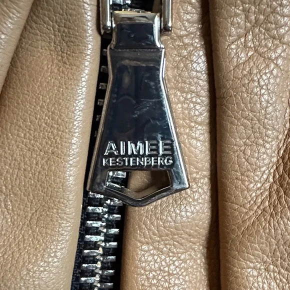 Aimee Kestenberg Tan Leather Bag with Silver Accents - Picture 2 of 7